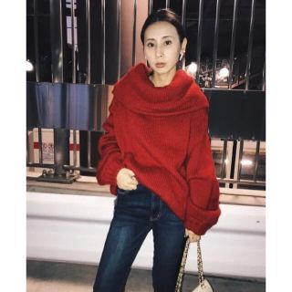 アメリヴィンテージ(Ameri VINTAGE)の新品2WAY LOOSE OFF SHOULDER KNIT(ニット/セーター)