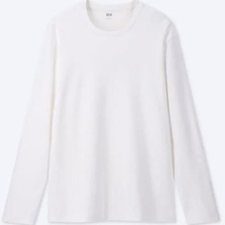 ユニクロ(UNIQLO)のユニクロ ソフトタッチクルーネックT 長袖 Lサイズ(Tシャツ/カットソー(七分/長袖))