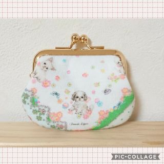 フランシュリッペ(franche lippee)のがま口ポーチ＊わんわん＊(ポーチ)