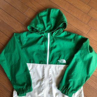 ザノースフェイス(THE NORTH FACE)のノースフェイス 140 キッズ コンパクトジャケット マウンテンパーカー 美品 (登山用品)