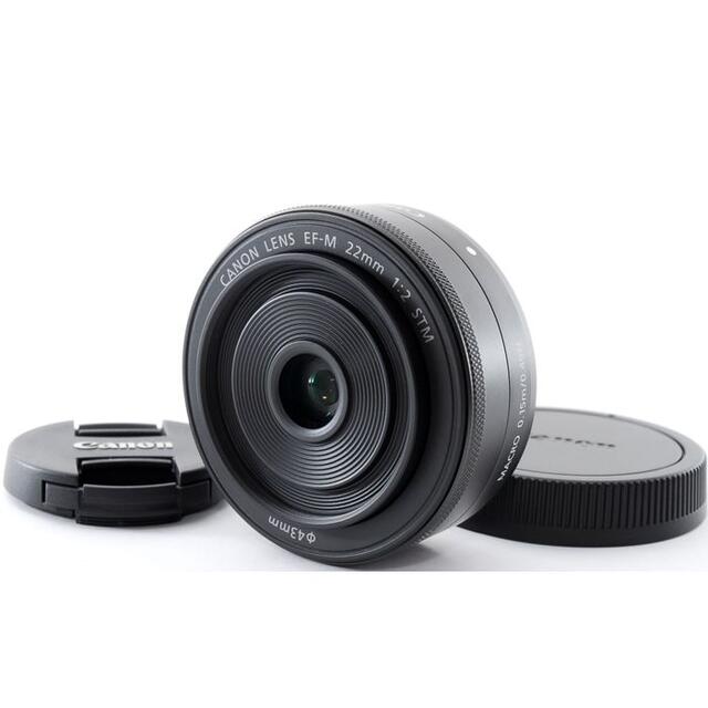 #2347美品♪☆パンケーキレンズ☆Canon EF-M 22mm F2 STM