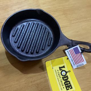 ロッジ(Lodge)のLODGE CAST IRON グリルパン 6 1/2インチ(鍋/フライパン)