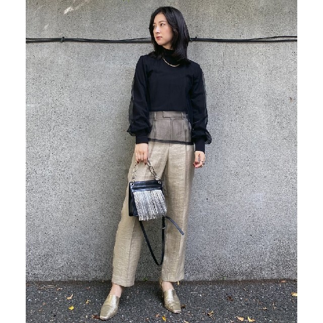 美品♡アメリビンテージ AMERI VINTAGE フリル シアートップス AMERI アメリビンテージ フリル シアー トップス アメリ