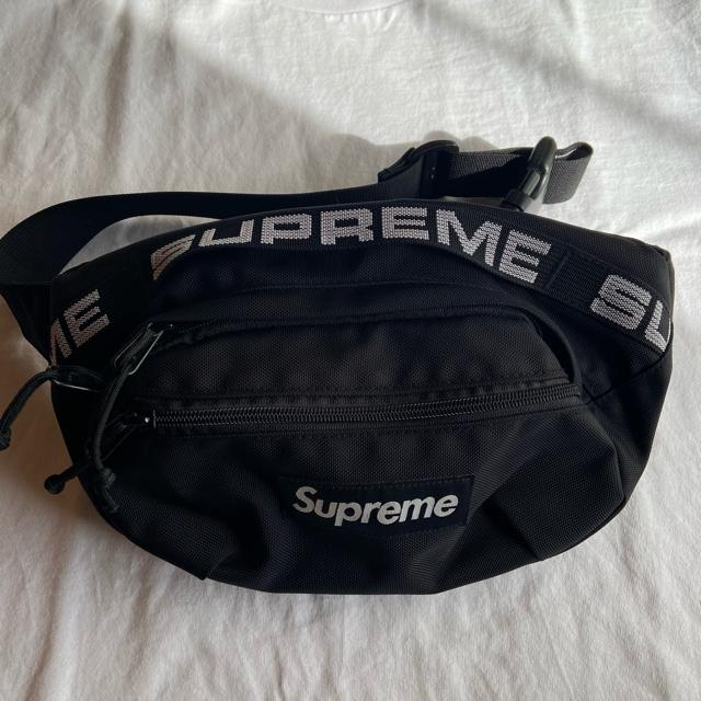 Supreme(シュプリーム)のsupreme 18ss waist bag black メンズのバッグ(ウエストポーチ)の商品写真