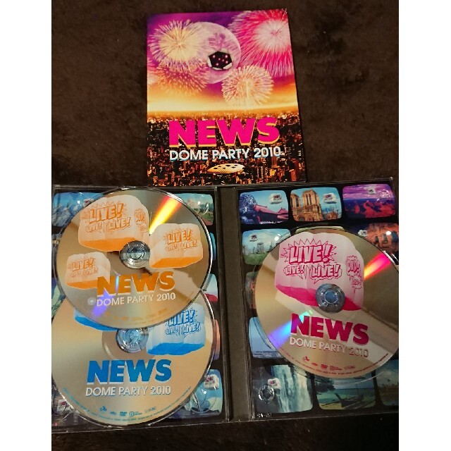 NEWS(ニュース)のNEWS/NEWS DOME PARTY 2010 LIVE!LIVE!LIV… エンタメ/ホビーのDVD/ブルーレイ(アイドル)の商品写真