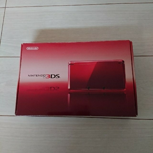 超美品！Nintendo 3DS 本体 フレアレッド  完備！動作OK♪