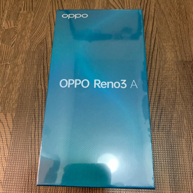 OPPO(オッポ)のOPPO Reno3 A ブラック　新品未開封　SIMフリー　ロック解除済み スマホ/家電/カメラのスマートフォン/携帯電話(スマートフォン本体)の商品写真