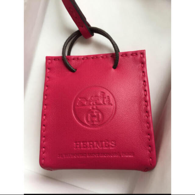 Hermes(エルメス)の新品　定価以下エルメス　ショッパーチャーム ハンドメイドのファッション小物(バッグチャーム)の商品写真