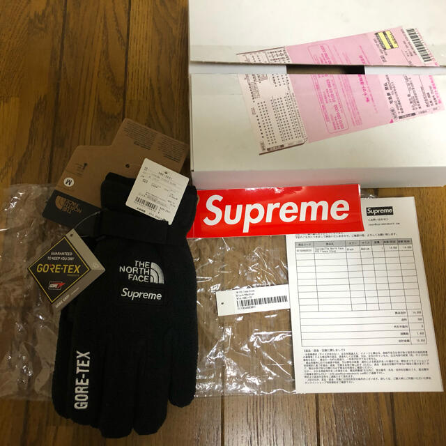 Supreme(シュプリーム)のSupreme×The North Face★Fleece Glove★M★BK メンズのファッション小物(手袋)の商品写真