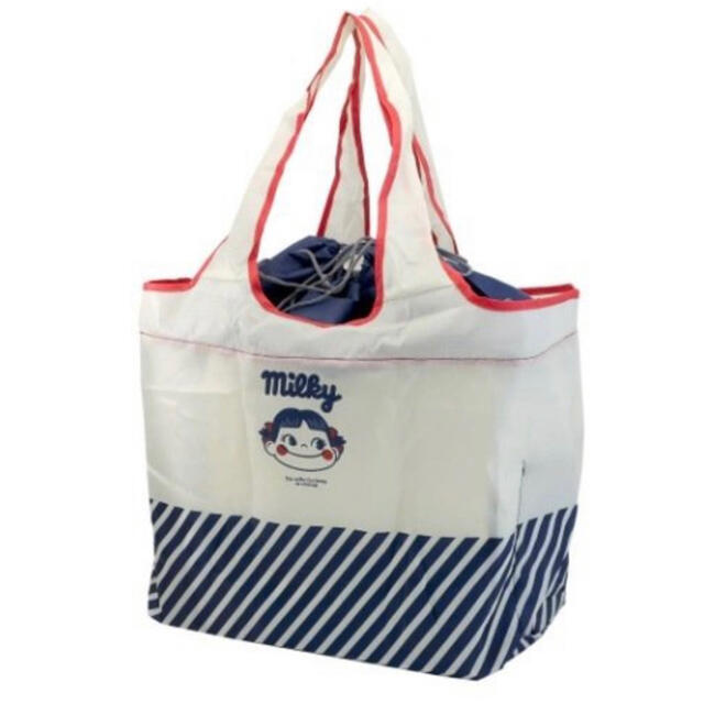 ペコちゃん　レジカゴバッグ　エコバッグ❣️ レディースのバッグ(エコバッグ)の商品写真