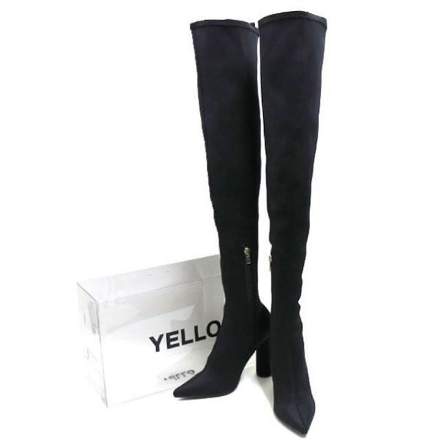 Yellow boots(イエローブーツ)の早い者勝ち！最終値下げ | YELLO BLACK ニーハイブーツ レディースの靴/シューズ(ブーツ)の商品写真