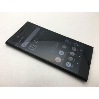 ソニー(SONY)のSIMフリー au XPERIA XZ1 SOV36 ブラック◆美品◆67(スマートフォン本体)