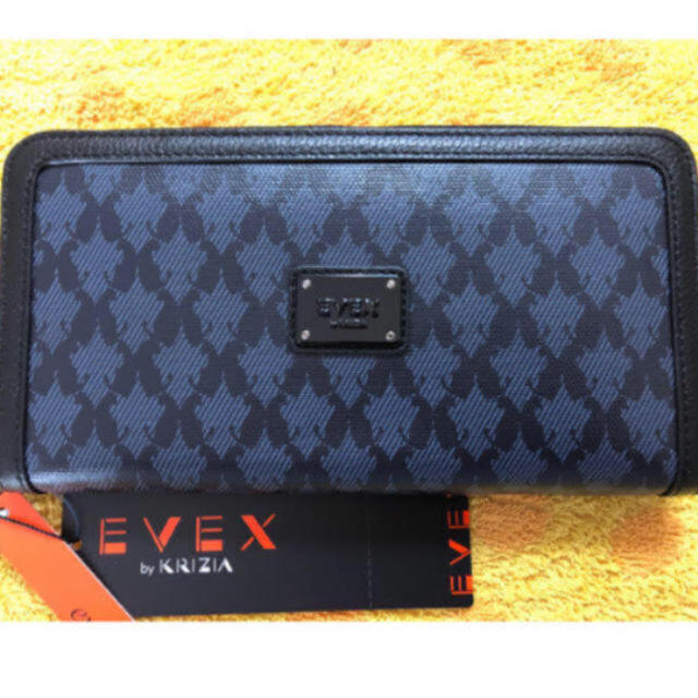 KRIZIA(クリツィア)のエベックス バイ クリッツア濃紺長財布 レディースのファッション小物(財布)の商品写真