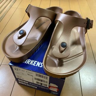 ビルケンシュトック(BIRKENSTOCK)の新品箱付定価5500円ビルケンシュトックサンダルgizehevaギゼエヴァ27(サンダル)