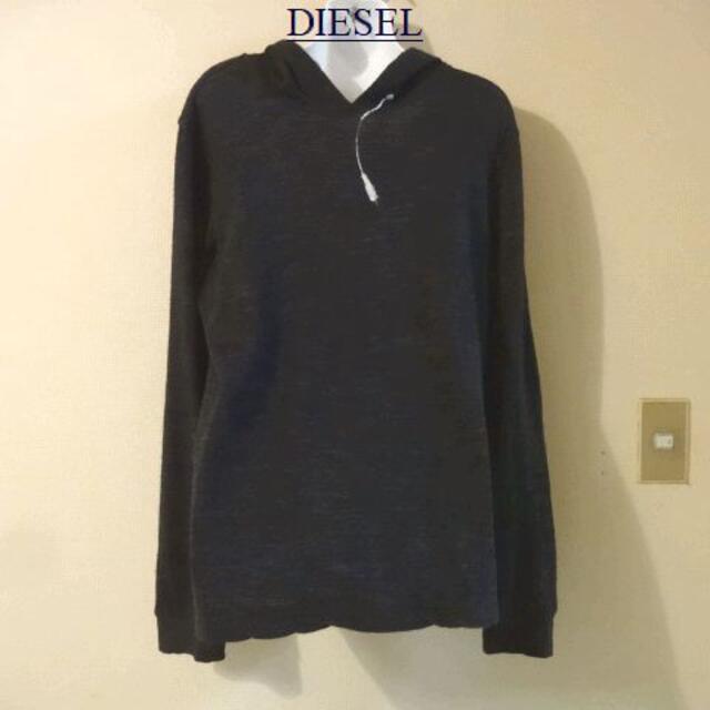 DIESEL(ディーゼル)のDIESELディーゼル★メンズお洒落デザインニットフードパーカー メンズのトップス(パーカー)の商品写真