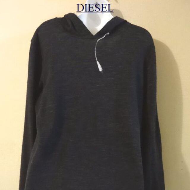 DIESEL(ディーゼル)のDIESELディーゼル★メンズお洒落デザインニットフードパーカー メンズのトップス(パーカー)の商品写真