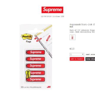 シュプリーム(Supreme)のsupreme post-it(ノート/メモ帳/ふせん)