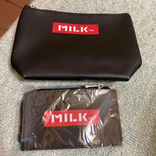 ミルクフェド(MILKFED.)の★MILKFEDレザーポーチとレザーカードケースセット★(ポーチ)