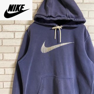 ナイキ(NIKE)の90s 古着 ナイキ パーカー スウォッシュ ビッグシルエット ゆるだぼ(パーカー)