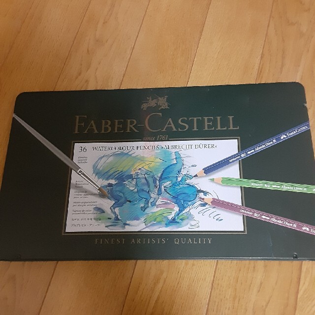 FABER-CASTELL(ファーバーカステル)の大人の塗り絵水彩色鉛筆36色 エンタメ/ホビーのアート用品(色鉛筆)の商品写真