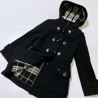 バーバリーブルーレーベル(BURBERRY BLUE LABEL)のバーバリーブルーレーベル ホースマーク付　ダッフルコート 訳あり 大幅値下げ(ダッフルコート)