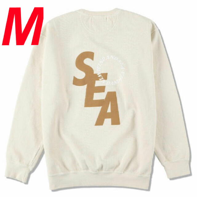 SEA(シー)のWIND AND SEA SD SWEAT SHIRT / IVORY  M メンズのトップス(スウェット)の商品写真