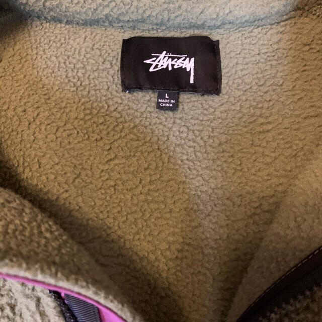 STUSSY(ステューシー)のstussy ボアジャケット　フリース メンズのジャケット/アウター(ブルゾン)の商品写真