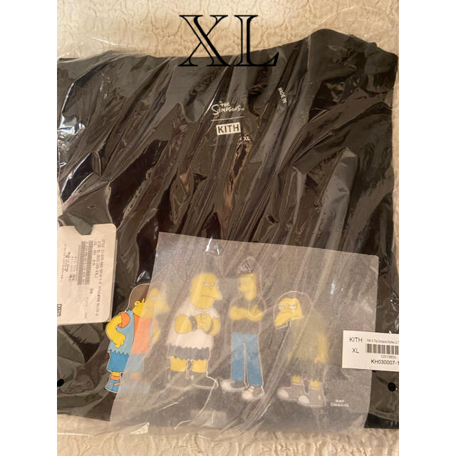 Kith for The Simpsons ロンT XLサイズ Tシャツ/カットソー(七分/長袖) 【送料無料キャンペーン?】