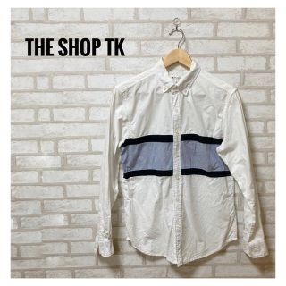 ザショップティーケー(THE SHOP TK)のTAKEO KIKUCHI メンズ 長袖シャツ L 白(シャツ)