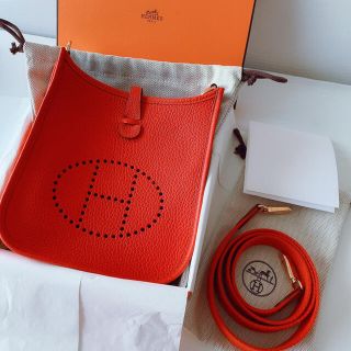 HERMES エヴリン16 TPMルージュトマトトリヨンクレマンス D刻印