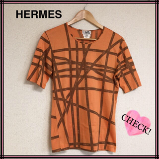 エルメス Tシャツ(レディース/半袖)（オレンジ/橙色系）の通販 13点 