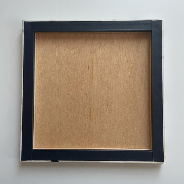 木製 北欧 ファブリックパネル ④ 25×25cm マリメッコ  ハンドメイドのインテリア/家具(ファブリック)の商品写真