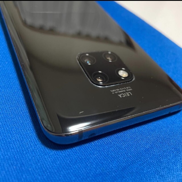 HUAWEI(ファーウェイ)のhuawei mate 20 pro　ブラック　本体（今月いっぱい） スマホ/家電/カメラのスマートフォン/携帯電話(スマートフォン本体)の商品写真