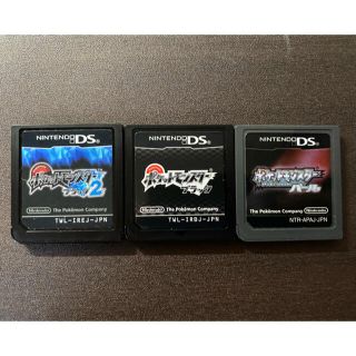 ニンテンドウ(任天堂)のポケモン DS3本セット(携帯用ゲームソフト)