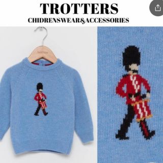 プチバトー(PETIT BATEAU)の完売品　新品　トロッターズ　TROTTERS セーター☆(ニット/セーター)