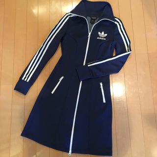 アディダス(adidas)のアディダス　ジャージワンピース(ミニワンピース)