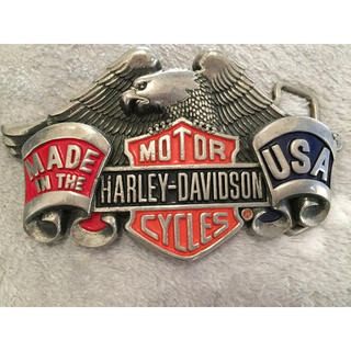 ハーレーダビッドソン(Harley Davidson)のバックル ベルトはおまけで。(その他)