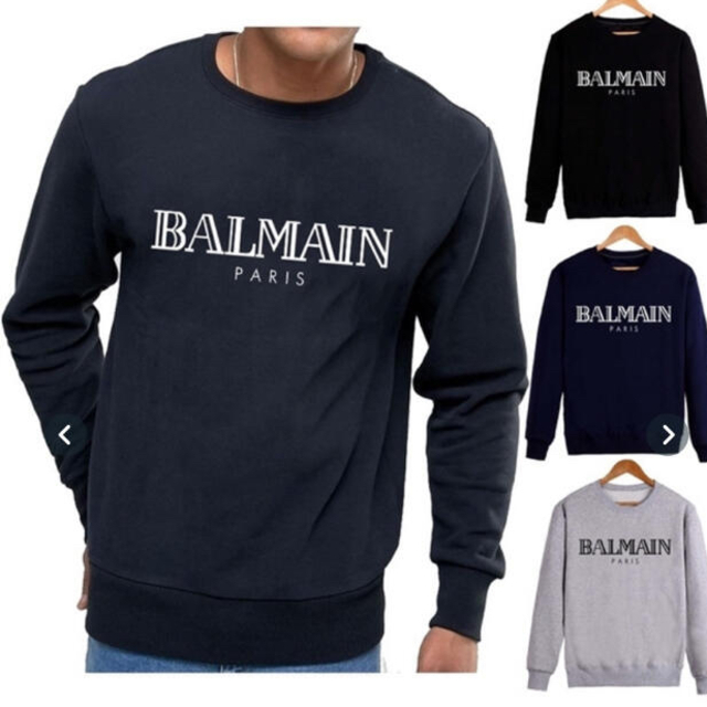 BALMAIN(バルマン)の【即納】balmainインポートロゴパーカー メンズのトップス(パーカー)の商品写真