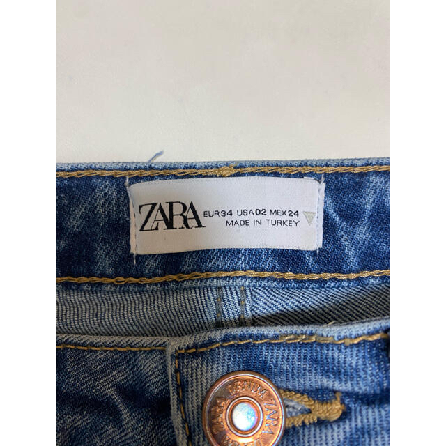 ZARA(ザラ)のzara ハイウエストスリムフィットデニム レディースのパンツ(デニム/ジーンズ)の商品写真