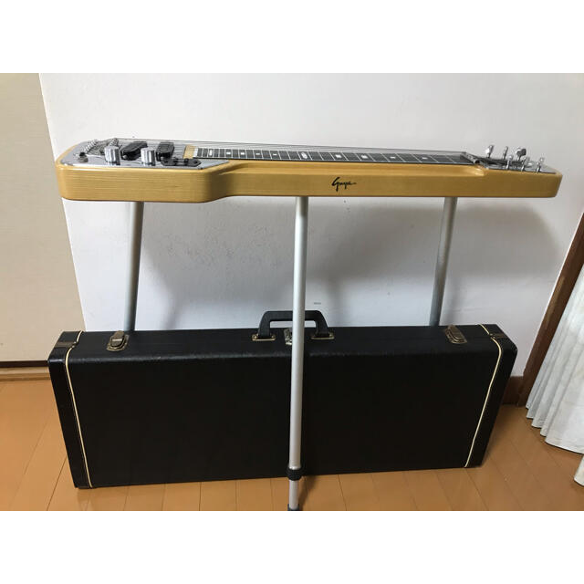 「美品」Guyatone 6弦スチールギター　脚　ハードケース付