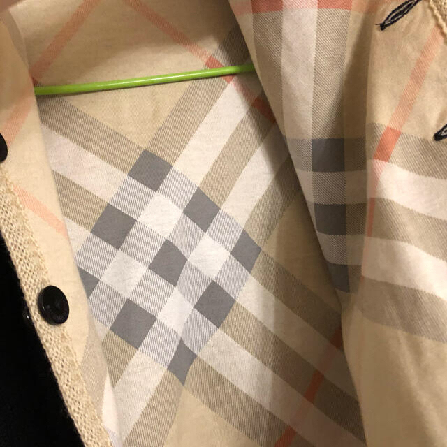 BURBERRY(バーバリー)のバーバリーポンチョ　新品タグ付き キッズ/ベビー/マタニティのベビー服(~85cm)(ジャケット/コート)の商品写真