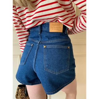 épine high-waist denim short pants(ショートパンツ)