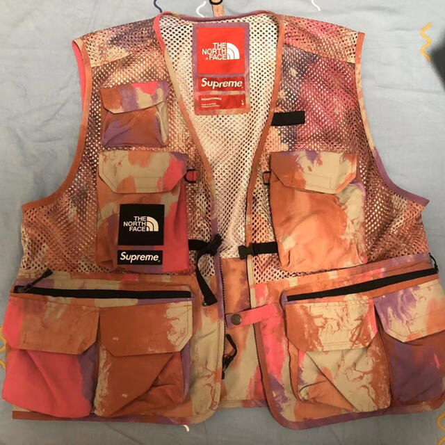 supreme the north face cargo vest L