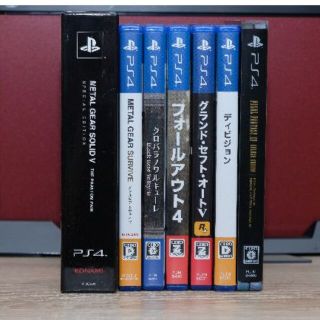 プレイステーション4(PlayStation4)のPlaystation4　ソフト7本　限定版あり(家庭用ゲームソフト)