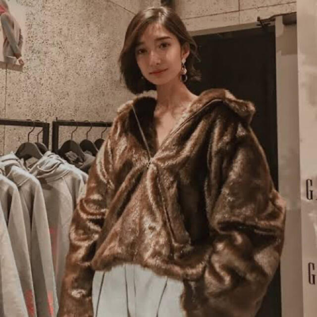 leinwande faux fur jacket ファーコート