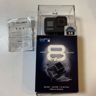 ゴープロ(GoPro)の【傷なし/美品】GoPro8 箱/ケーブル/保証書付き(ビデオカメラ)