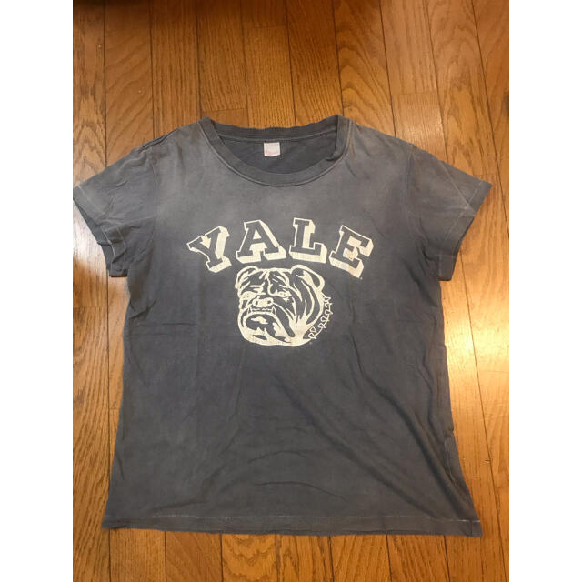 DEUXIEME CLASSE(ドゥーズィエムクラス)のミーさま専用★ドゥーズィエムクラス YALE Tシャツ ブラック レディースのトップス(Tシャツ(半袖/袖なし))の商品写真