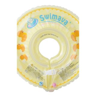 美品　Swimava  首リング　イエローダッグ　出産準備(お風呂のおもちゃ)