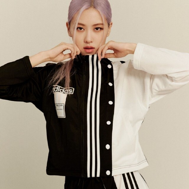 BARGAIN Lサイズ adidas BLACKPINK ROSE着用モデル アディブレイク