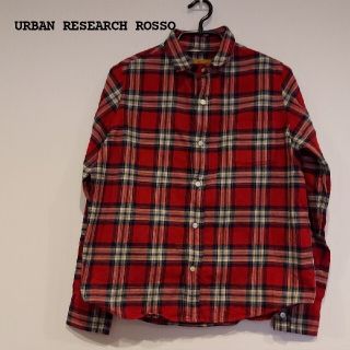 アーバンリサーチロッソ(URBAN RESEARCH ROSSO)の【UURBAN RESEARCH ROSSO】赤チェック柄　シャツ(シャツ/ブラウス(長袖/七分))